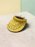 Knot By knot Handcrafted Crochet Sun Visor Hat