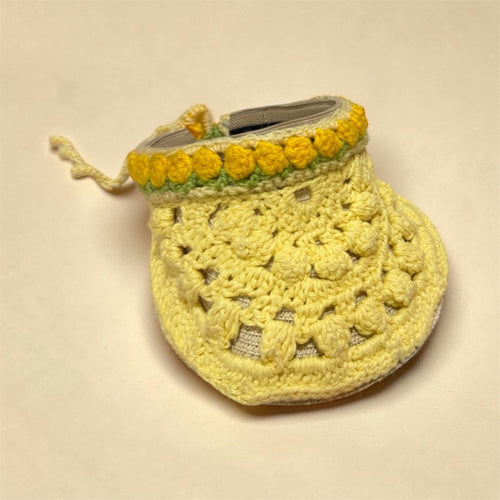 Knot By knot Handcrafted Crochet Sun Visor Hat