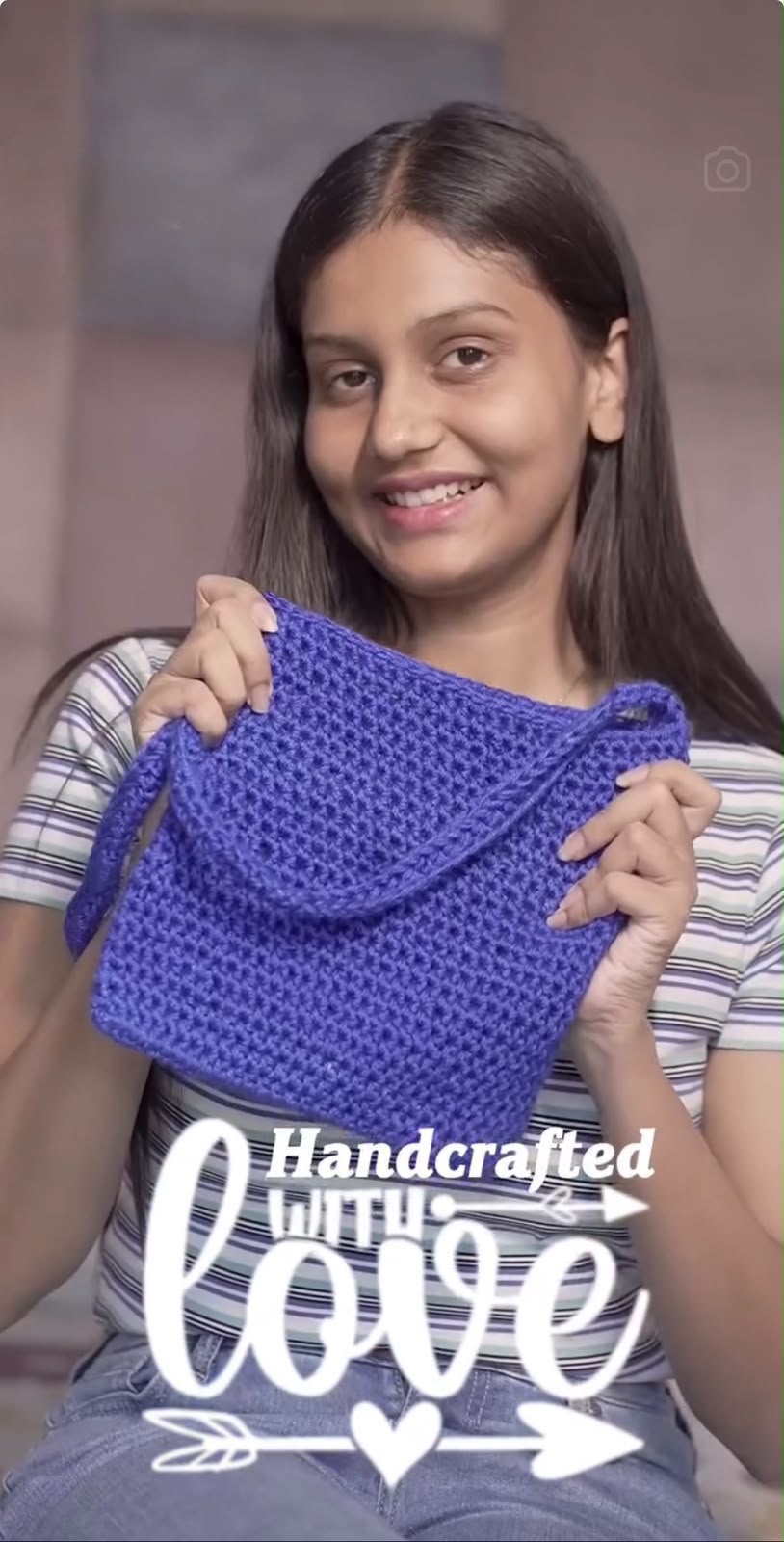 Handmade Crochet "Lay's" Style Chips Sling Bag